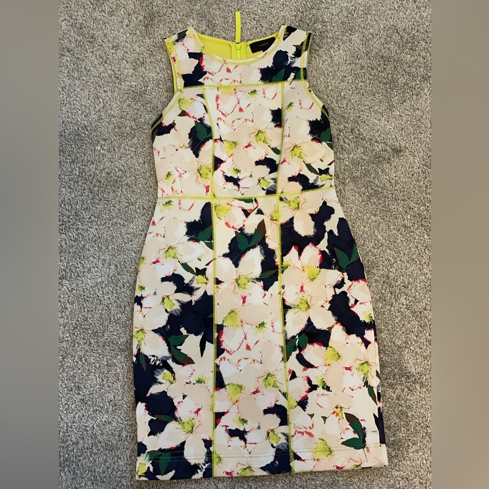 Neoprene jcrew dress size 8